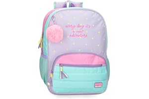 Movom New Adventures Mochila infantil, mochila escolar, fabricada en Poliéster, bolsillos laterales, tirantes anchos ajustables, Asa superior para colgarla, sistema magic Fix.