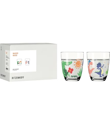 Excelsa Lot De 6 Verres à Eau Peanuts 250 Ml - Verres Transparents Avec Décoration Snoopy Pour Enfants Et Adultes