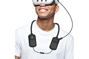 AMVR Batería 8000mAh Compatible con Quest 3S/Quest 2/Quest Pro/Pico 4/teléfono Tipo C para Reducir la presión sobre la Cabeza y prolongar el Tiempo de Juego en VR Accesorios