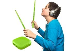HTU Electronic Virtual Air Drum Drumsticks Pedals Portable Smart Electronic Drum Set Professional for Beginners Children Adults