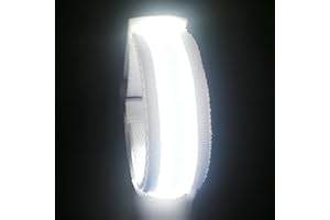 COLEXY Brazalete LED Running Recargable, Pulsera LED de Seguridad Reflectores de Running, Brazalete Reflectante Ajustable, LED de Seguridad Brazalete para Correr Senderismo Ciclismo Trotar