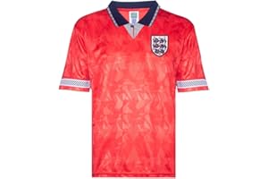 ENGLAND RUGBY Score Draw England 1990 World Cup Finals Away Retro Shirt