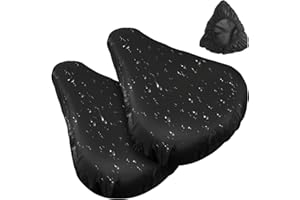 Wantli Lot de 2 Housses de Selle de vélo imperméables - Universelles - Protection Contre la Pluie - pour Selle de vélo - Convient à la Plupart des selles de vélo