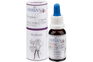 ‎MIRIANA Bachblüten Nr. 33 Walnut - 20ml Essenz - MirianaPet für Heimtiere
