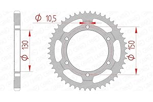 DC AFAM CORONA ACCIAIO PASSO 525 DENTI 48 HONDA (1989-2000 TRANSALP PD06/PD10, XL 600 V H,J, TRANSALP PD06 1987-1988 TRANSALP PD06, XL 650 V Y,1,2,3,4,5,6, TRANSALP 2000-2006 TRANSALP, XL 700 V 8,9,A,B,C, TRANSALP 2008-2012 TRANSALP, XL 700 VA 8,9,A,B,C, TRANSALP ABS 2008-2012 TRANSALP ABS, XRV 650 J,K, AFRICA TWIN RD03 1988-1989 AFRICA TWIN RD03)