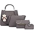 Fargo Women's Handbag (Set of 4, Grey)