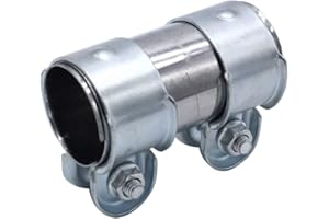 SHLPDFM Podwójna obejma do rury wydechowej zacisk rury wydechowej zacisk łącznik rury Ø 38 mm x 90 mm