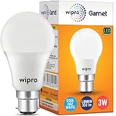 wipro 3W Led Cool Day Light Bulb (Garnet, B22D) wipro 3W Led Cool Day Light Bulb (Garnet, B22D)