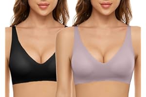 CheChury Mujer Sujetadores sin Costuras Push Up Básico Sujetadores Deportivos Transpirables Diario Ropa Interior Acolchado Fitness Yoga Sujetador Elástico de 1/2 Piezas