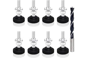 LFCFBH 8PCS Adjustable Feet for Furniture, Non-Slip Levelling Feet(M8 X 50mm)