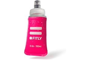 FITLY Soft Flask pour Sac d'Hydratation - Idéal pour Le Running, vélo, randonnée - Gourde Souple