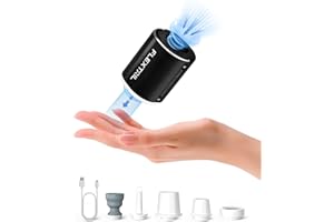 ‎FLEXTAILGEAR FLEXTAILGEAR Tiny PUMP2 X, Elektrische Luftpumpe mit 1300mAh Akku, Tragbare Kompakte Mini Pumpe USB Aufladbar zum Aufblasen u. Absaugen für Luftbett Luftmatratze Schwimmring Kleidungsvakuumbeutel