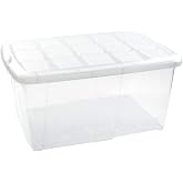 PLASTIC FORTE, Storage Box, Multicolour, 60 litres, without wheels
