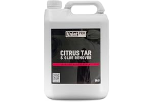 VALET PRO ValetPRO Citrus Tar & Glue Remover - Eliminador de alquitrán y pegamento, 5 l