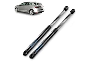 Arana 2X Ressort à gaz Amortisseur de hayon Coffre Compatible avec 2015-2024 MEGANE IV Hatchback (B9A/M/N_) Amortisseur à gaz Ressort à gaz Pièce de rechange, 904511213R