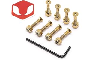 VENOM SKATEBOARDS Venom 1" - Allen Key Anodised Skateboard Deck Bolts/Screws/Hardware