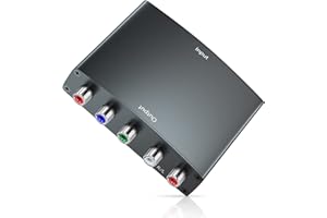 EASYCEL Convertidor HDMI a Component, 1080p Convertidor HDMI a YPBPR RGB, Adaptador de Componentes HDMI (Aluminio)