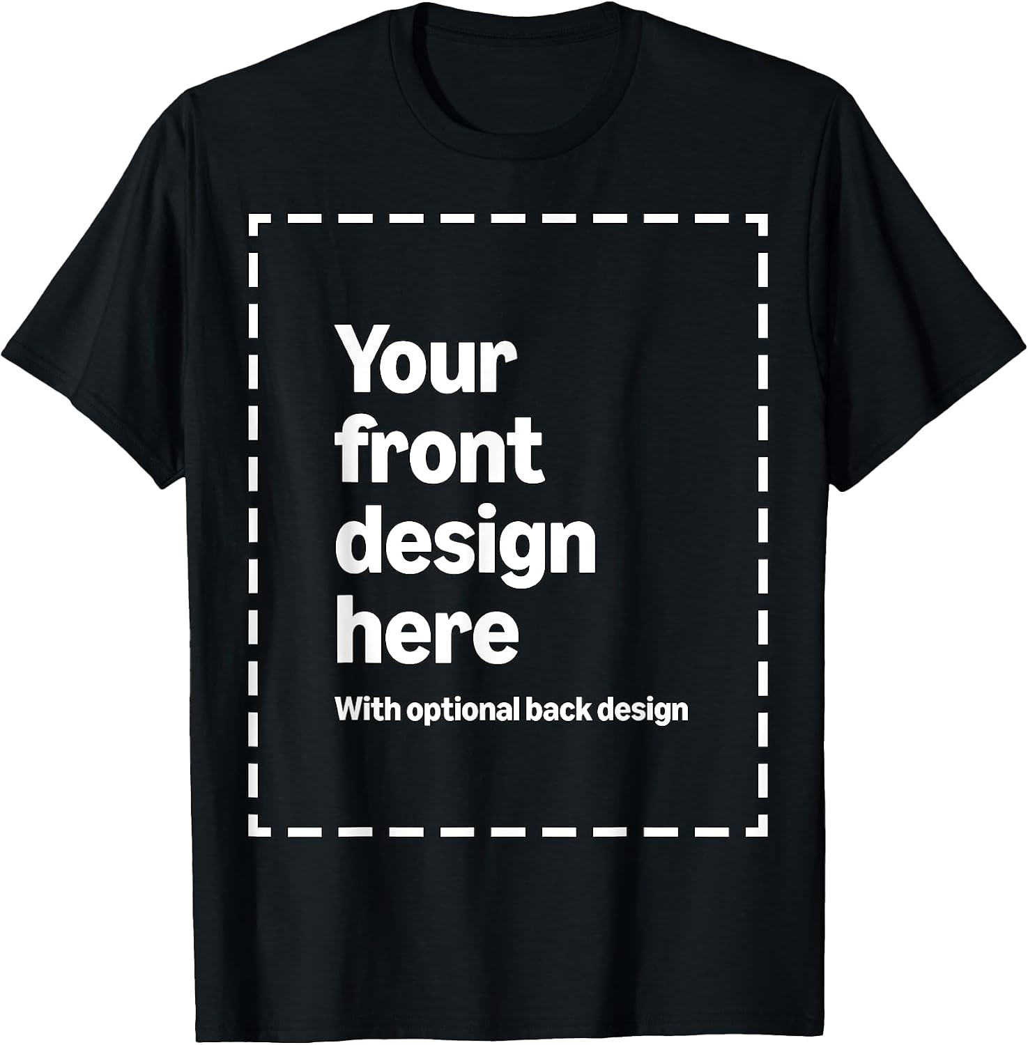 Personalised/Custom Front and Back T-Shirt with Your Image