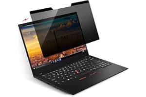 KONEE Magnétique Filtre de Confidentialité Premium Amovible pour 14 Pouces, Revêtement Anti-Reflet, Filtre réversible, Magnétique Réutilisable, Film Protection Notebook Privacy Filtre (14", 16:9)