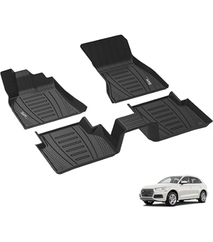 MOTOS Auto-vloermatten van rubber voor Audi Q3 Sportback vanaf 2019 Verbeter uw reiscomfort met Anti-Slip Mat Car No.77- Vloermatten voor alle weersomstandigheden, bescherming tegen vuil