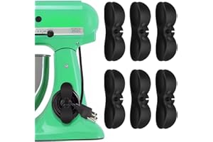 ATARAXIA HOME - Set di 6 Organizzatori di Cavi Elettrici per Elettrodomestici da Cucina - Avvolgicavo, Raccogli Fili elettrici, Reggi Filo, Ferma Cavo e Organizer per Ordina Cavi e Avvolgi