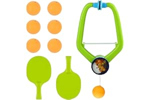 Guyode Set di Allenatore da Ping Pong, Ginnico da Set Ping Pong Indoor Hanging Regolabile, Allenamento per Sospeso, Door Game Accessori per Il Tennis da Tavolo