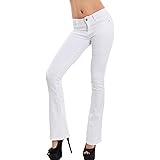 Toocool - Jeans Donna Pantaloni Skinny Elasticizzati Zampa Elefante Campana Nuovi AF108