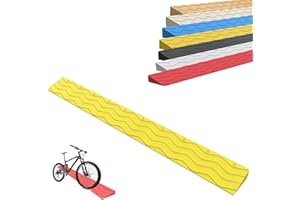 YQYC 1–5,5 cm Hohe Tragbare Bordsteinrampe, rutschfeste Schwellenrampe Türschwellenrampe Für Türen, Badezimmer, Supermärkte, Garageneingänge, Schneidbar (Color : Yellow, Size : 100x10x3cm)