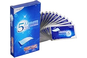 HIKAKA 7/14 paia di strisce sbiancanti per denti 5D Sbiancamento dentale 3D bianco professionale avanzato, strisce sbiancanti per denti, prodotti sbiancanti per denti, cura dei denti (14 coppie)