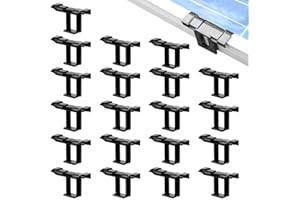SKJJL Solarpanel Wasserablauf Clips, 20 Stück Wasserablauf Clips PV Module 35mm, Solarpanel Schlammentfernungsclip Wasserablauf Wasserableitung Clip, Ablauf Clips für Wasser Ablauf Photovoltaik Panel