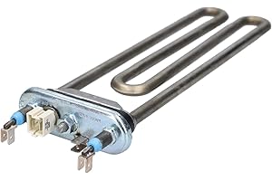 LUTH Premium Profi Parts - Heating element for washing machine with thermistor 1950 W, 230 V, suitable for Zanussi 1325347001