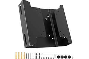 AIWEIWA Supporto VESA per Dell Micro PC VESA/parete/sotto-tavolo per Dell OptiPlex Micro Form Factor Case Mini PC Supporto per Dell 7010 7050 7040 7090 3000 3050 9020 e Altro con fascetta