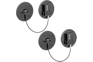 EYOURLIFE 2 Pcs Verrou de Réfrigérateur avec Code-Serrure Frigo Forte Adhésive pour Enfants securite placard rmoire Réfrigérateur Fenêtr Porte