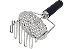 Eryks Wholesale Dual-Press Stainless Steel Potato Masher - Professional Kitchen Tool Potatoes Masher - Making Potato Mash, Pumpkin Mash, Mashed Banana, Mashed Avocado.