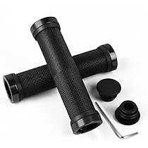 Manijas De Bicicleta Con Cierre Lock-On - Antideslizantes Para MTB O BMX, 1 Par (22 Mm