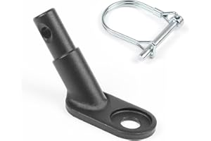 WEXFFU Attelage de Remorque de Vélo Attelage de Remorque de Vélo Universel Remorque Vélo avec Boucle en U,Attache Remorque Velo,pour Enfants, Adapté à l'attelage de Remorque, Remorque pour Chien