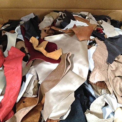 1kg Lederreste – Konvolut echt Leder – Lederhaut Restekiste – Bastelleder - 2