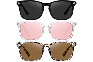 Ougenni Sunglasses Womens Trendy Classic Retro Style Polarized Sunglasses for Women and Men UV Protection