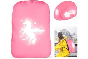 ARONRAVE Regenschutz Schulranzen, Regenschutz Rucksack Schulranzen Regenschutz Step by Step Regenschutz Regenüberzieher Schulranzen für Jungen Mädchen Kinder