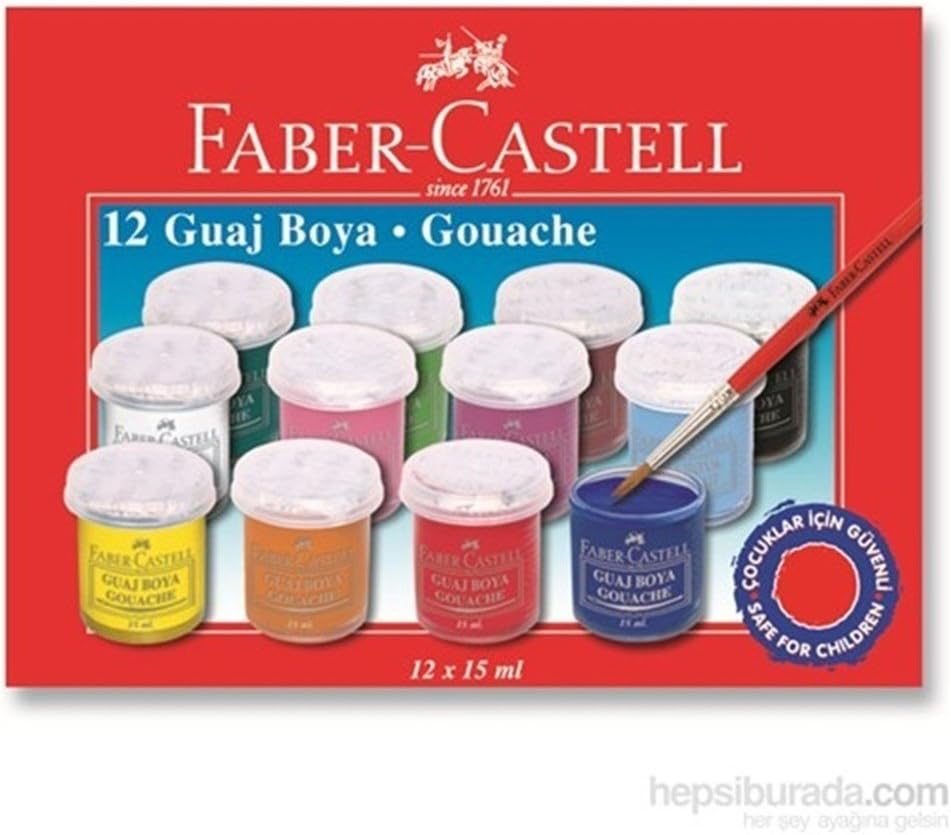 Faber-Castell Guaj Boya, 12 Renk