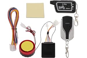 ‎KIMISS KIMISS Motorrad-Alarmanlage, Zwei-Wege-Alarmanlage, Vibrationsalarm, LCD-Fernbedienung, Diebstahlschutz