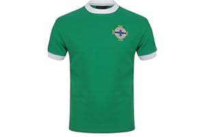 Northern Ireland Official Gift Mens Retro Football Kit Shirt George Best 11 GAWA