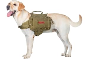 OneTigris Mammoth Zaino per Cani Zaino da Campeggio di Taglia Media e Grande