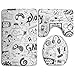 Produktbild Badezimmer Teppich Video Games Black and White Sketch Style Gaming Design Racing Monitor Device Gadget Teen 90s 3-Teiliges Badematten-Set Contour Teppich und Deckel