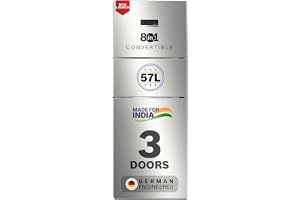 Bosch 302L, 3 Star, MaxFlex Convert Frost Free Triple Door Refrigerator | 8-in-1 Convertible Storage Modes | 57L Extra Convertible Zone |Cool Extend up to 18 hours (CMC33S23VI, 2026 Model, Fine Steel)