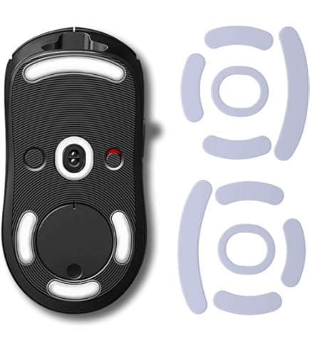 Piedini Di Ricambio Per Logitech G Pro Wireless | Gommine PTFE Per Mouse Gaming | Scorrimento Fluido E Precisione Migliorata