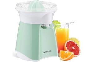 LUUKMONDE Electric Citrus Juicer, Orange Juicer with Lockable Pour Spout, All-Copper Motor and Universal Cone - Electric lemon squeezer for Orange Lemon Lime Grapefruit