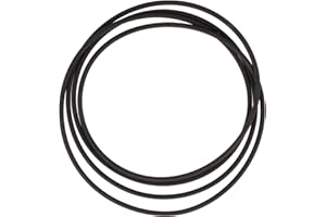 THAKKER Präzisionsriemen - passend für Audio Linear TD 4001 Plattenspieler | Long Life Antriebsriemen aus Metall in Schwarz