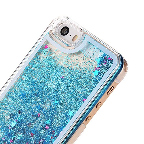 iPhone SE Liquid Case,iPhone 5S Glitter Bling Cover,We Love Case Flowing Floating Water Liquid Swimming Plastic Case Clear Hard Shell 3D Creative Design Blue Star Pattern Luxury Sparkly Crystal Back Cover Protective Skin Cell Phone Cases For Apple iPhone 5 5S SE + 1x Animal Dust Plug + 1 x Touch Screen Stylus + 1 x Free Screen Protector reviews iPhone SE Liquid Case,iPhone 5S Glitter Bling Cover,We Love Case Flowing Floating Water Liquid Swimming Plastic Case Clear Hard Shell 3D Creative Design Blue Star Pattern Luxury Sparkly Crystal Back Cover Protective Skin Cell Phone Cases For Apple iPhone 5 5S SE + 1x Animal Dust Plug + 1 x Touch Screen Stylus + 1 x Free Screen Protector