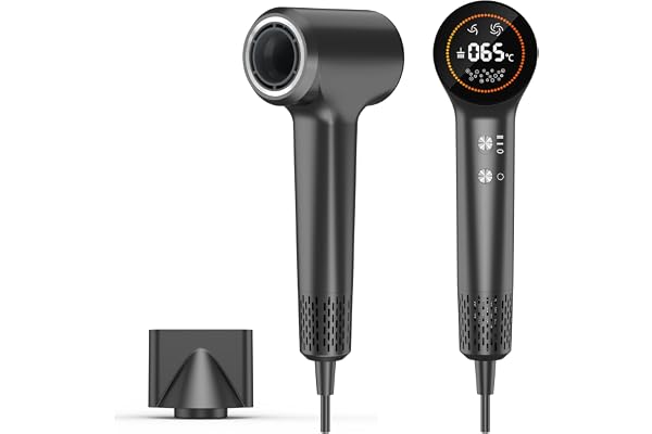 TQQ Seche Cheveux Professionnel, 400 Millions ionique Plasma, Moteur Haute Vitesse 110000 TR/Min, 57dB Faible Bruit Sèche Cheveux Pour Maison et Voyages